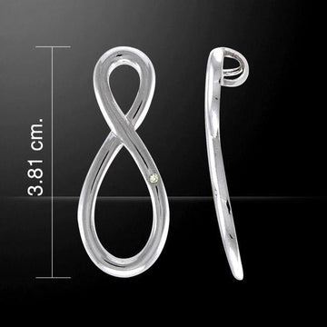 The Power of Eight Infinity Silver Pendant with Gemstone TPD3645 - Jewelry